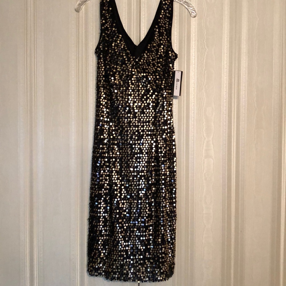 NWT ABstudio sequined dress